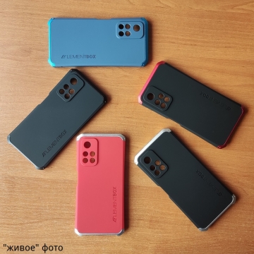 Чехол Element Case Solace Element Box для смартфона Xiaomi Poco M4 Pro 5G / Xiaomi Redmi Note 11S 5G / Xiaomi Redmi Note 11T 5G, противоударный бампер, корпус из поликарбоната, алюминиевые накладки, бампер состоит из трёх частей, скрученных четырьмя винтиками, в комплект входит отвёртка и 2 запасных винтика, резиновые прокладки на внутренней поверхности рамы для защиты корпуса смартфона со встроенными кнопками регулировки громкости и включения / выключения, фабричная упаковка, Киев