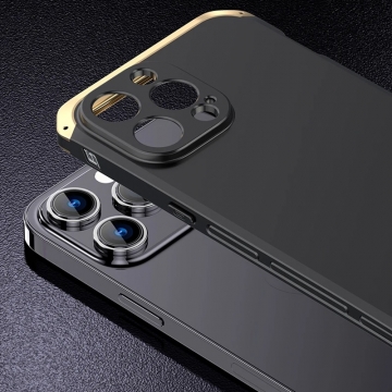 Чехол Element Case Solace (Element Box) для смартфона iPhone 15 Pro, противоударный бампер, корпус из поликарбоната, алюминиевые накладки, бампер состоит из трёх частей, скрученных четырьмя винтиками, в комплект входит отвёртка и 2 запасных винтика, резиновые прокладки на внутренней поверхности рамы для защиты корпуса смартфона, встроенные кнопки регулировки громкости, двойное отверстие для крепления ремешка, фабричная упаковка, Киев, Київ