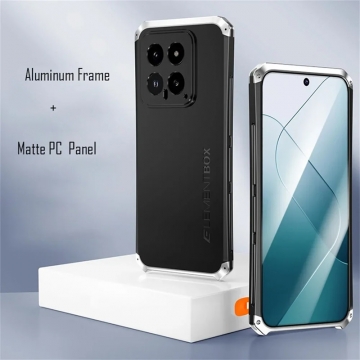 Чехол Element Case Solace (Element Box) для смартфона Xiaomi 14, противоударный бампер, корпус из поликарбоната, алюминиевые накладки, бампер состоит из трёх частей, скрученных четырьмя винтиками, в комплект входит отвёртка и 2 запасных винтика, резиновые прокладки на внутренней поверхности рамы для защиты корпуса смартфона, встроенные кнопки регулировки громкости, двойное отверстие для крепления ремешка, фабричная упаковка, Киев, Київ