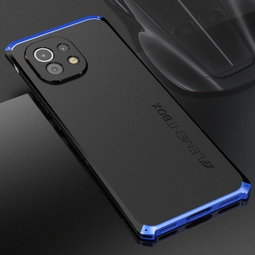 Чехол Element Case Solace (Element Box) для смартфона Xiaomi Mi 11, противоударный бампер, корпус из поликарбоната, алюминиевые накладки, бампер состоит из трёх частей, скрученных четырьмя винтиками, в комплект входит отвёртка и 2 запасных винтика, резиновые прокладки на внутренней поверхности рамы для защиты корпуса смартфона, встроенные кнопки регулировки громкости, двойное отверстие для крепления ремешка, фабричная упаковка, Киев, Київ