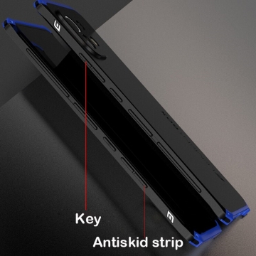 Чехол Element Case Solace (Element Box) для смартфона Xiaomi Mi 11, противоударный бампер, корпус из поликарбоната, алюминиевые накладки, бампер состоит из трёх частей, скрученных четырьмя винтиками, в комплект входит отвёртка и 2 запасных винтика, резиновые прокладки на внутренней поверхности рамы для защиты корпуса смартфона, встроенные кнопки регулировки громкости, двойное отверстие для крепления ремешка, фабричная упаковка, Киев, Київ