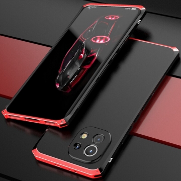 Чехол Element Case Solace (Element Box) для смартфона Xiaomi Mi 11, противоударный бампер, корпус из поликарбоната, алюминиевые накладки, бампер состоит из трёх частей, скрученных четырьмя винтиками, в комплект входит отвёртка и 2 запасных винтика, резиновые прокладки на внутренней поверхности рамы для защиты корпуса смартфона, встроенные кнопки регулировки громкости, двойное отверстие для крепления ремешка, фабричная упаковка, Киев, Київ