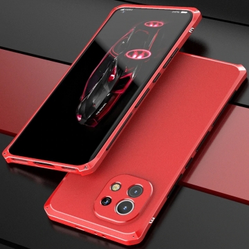Чехол Element Case Solace (Element Box) для смартфона Xiaomi Mi 11, противоударный бампер, корпус из поликарбоната, алюминиевые накладки, бампер состоит из трёх частей, скрученных четырьмя винтиками, в комплект входит отвёртка и 2 запасных винтика, резиновые прокладки на внутренней поверхности рамы для защиты корпуса смартфона, встроенные кнопки регулировки громкости, двойное отверстие для крепления ремешка, фабричная упаковка, Киев, Київ