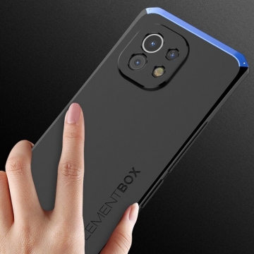 Чехол Element Case Solace (Element Box) для смартфона Xiaomi Mi 11, противоударный бампер, корпус из поликарбоната, алюминиевые накладки, бампер состоит из трёх частей, скрученных четырьмя винтиками, в комплект входит отвёртка и 2 запасных винтика, резиновые прокладки на внутренней поверхности рамы для защиты корпуса смартфона, встроенные кнопки регулировки громкости, двойное отверстие для крепления ремешка, фабричная упаковка, Киев, Київ