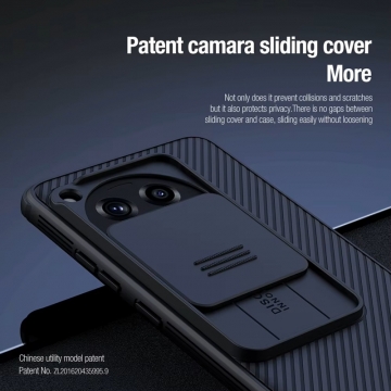 Чохол із захисною шторкою для камери Nillkin CamShield Pro для OnePlus 12R / OnePlus Ace 3 Чохол із захисною шторкою для камери Nillkin CamShield Pro для OnePlus 12R / OnePlus Ace 3, задня панель з полікарбоната + рама з термополіуретана, захист кутів смартфона «повітряними подушками», накладки на кнопки живлення та регулювання гучності, шторка-слайдер для захисту камери від механічного впливу, Київ, Киев