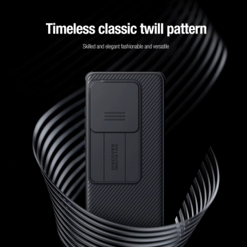 Чохол із захисною шторкою для камери Nillkin CamShield Pro для OnePlus 12R / OnePlus Ace 3 Чохол із захисною шторкою для камери Nillkin CamShield Pro для OnePlus 12R / OnePlus Ace 3, задня панель з полікарбоната + рама з термополіуретана, захист кутів смартфона «повітряними подушками», накладки на кнопки живлення та регулювання гучності, шторка-слайдер для захисту камери від механічного впливу, Київ, Киев