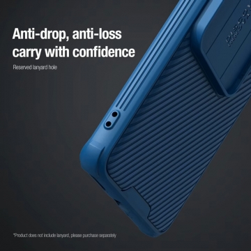 Чохол із захисною шторкою для камери Nillkin CamShield Pro для OnePlus 12R / OnePlus Ace 3 Чохол із захисною шторкою для камери Nillkin CamShield Pro для OnePlus 12R / OnePlus Ace 3, задня панель з полікарбоната + рама з термополіуретана, захист кутів смартфона «повітряними подушками», накладки на кнопки живлення та регулювання гучності, шторка-слайдер для захисту камери від механічного впливу, Київ, Киев