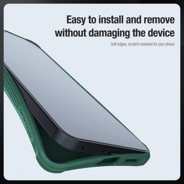 Чохол із захисною шторкою для камери Nillkin CamShield Pro для Xiaomi Poco F6 / Xiaomi Redmi Turbo 3 Чехол с защитной шторкой для камеры Nillkin CamShield Pro для смартфона Xiaomi Poco F6 / Xiaomi Redmi Turbo 3, задняя панель из поликарбоната + рама из термополиуретана, дополнительная защита углов смартфона «воздушными подушками», шторка-слайдер для защиты камеры от механических воздействий, накладки на кнопки регулировки громкости, чёрный, синий, зелёный, Киев, Київ