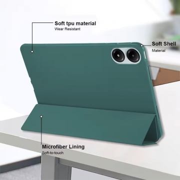 Чохол-книжка для Xiaomi Poco Pad / Xiaomi Redmi Pad Pro Чохол-книжка для планшета Xiaomi Poco Pad / Xiaomi Redmi Pad Pro, горизонтальний фліп, термополіуретан, мікрофайбер, смарт-чохол (екран вмикається при відкритті чохла і вимикається при закритті), 2 режими складання чохла: вертикальний для перегляду відео (65°), для малювання / набору текста (30°), Київ, Киев