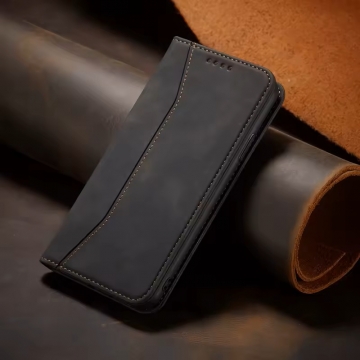 Чохол-книжка для Xiaomi Redmi Note 14 4G, горизонтальний фліп, штучна шкіра + накладка з термополіуретана, вбудовані магніти для фіксації чохла в закритому стані, два відділення для платіжних карт / візитівок, відділення для готівки, накладка на кнопки живлення і регулювання гучності, можливість трансформації чохла в підставку для перегляду відео, подвійний отвір для кріплення ремінця, Київ, Киев