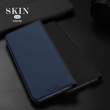 Чехол-книжка Dux Ducis Skin Pro для смартфона Redmi Note 13 Pro 5G / Xiaomi Poco X6, горизонтальный флип, искусственная кожа, накладка из термополиуретана, встроенные магниты для фиксации чехла в закрытом и открытом состоянии, отделение для платёжных карт / визиток, возможность трансформации чехла в подставку для просмотра видео, чёрный, синий, золотой, розовый, Киев, Київ