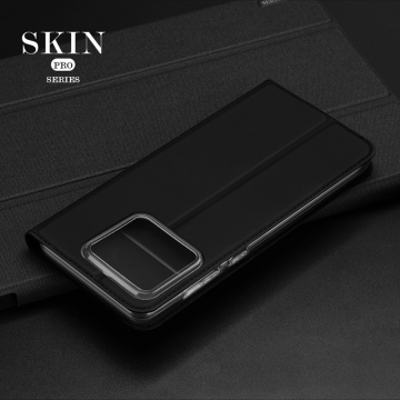 Чехол-книжка Dux Ducis Skin Pro для смартфона Xiaomi 14, горизонтальный флип, искусственная кожа, накладка из термополиуретана, встроенные магниты для фиксации чехла в закрытом и открытом состоянии, отделение для платёжных карт / визиток, возможность трансформации чехла в подставку для просмотра видео, чёрный, синий, золотой, розовый, Киев, Київ