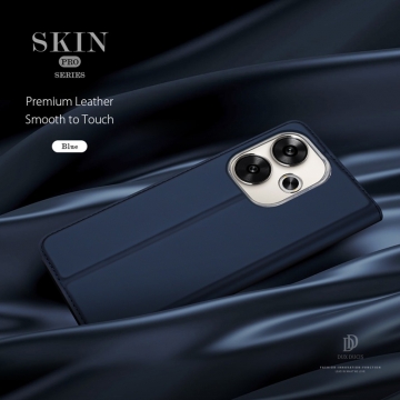 Чохол-книжка Dux Ducis (серія Skin Pro) для Xiaomi Poco F6 / Xiaomi Redmi Turbo 3 Чехол-книжка Dux Ducis Skin Pro для смартфона Xiaomi Poco F6 / Xiaomi Redmi Turbo 3, горизонтальный флип, искусственная кожа, накладка из термополиуретана, встроенные магниты для фиксации чехла в закрытом и открытом состоянии, отделение для платёжных карт / визиток, возможность трансформации чехла в подставку для просмотра видео, чёрный, синий, золотой, розовый, Киев, Київ