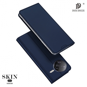 Чехол-книжка Dux Ducis Skin Pro для смартфона Xiaomi Poco F7 Ultra / Xiaomi Redmi K80 Pro, горизонтальный флип, искусственная кожа, накладка из термополиуретана, встроенные магниты для фиксации чехла в закрытом и открытом состоянии, отделение для платёжных карт / визиток, возможность трансформации чехла в подставку для просмотра видео, чёрный, синий, золотой, розовый, Киев, Київ
