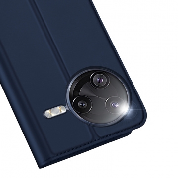 Чехол-книжка Dux Ducis Skin Pro для смартфона Xiaomi Poco F7 Ultra / Xiaomi Redmi K80 Pro, горизонтальный флип, искусственная кожа, накладка из термополиуретана, встроенные магниты для фиксации чехла в закрытом и открытом состоянии, отделение для платёжных карт / визиток, возможность трансформации чехла в подставку для просмотра видео, чёрный, синий, золотой, розовый, Киев, Київ