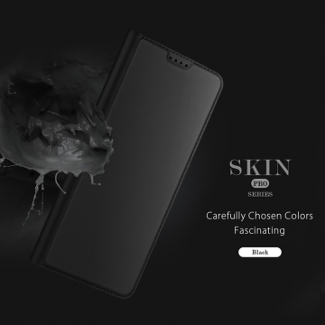 Чехол-книжка Dux Ducis Skin Pro для смартфона Xiaomi Poco X7 Pro / Xiaomi Redmi Turbo 4, горизонтальный флип, искусственная кожа, накладка из термополиуретана, встроенные магниты для фиксации чехла в закрытом и открытом состоянии, отделение для платёжных карт / визиток, возможность трансформации чехла в подставку для просмотра видео, чёрный, синий, золотой, розовый, Киев, Київ