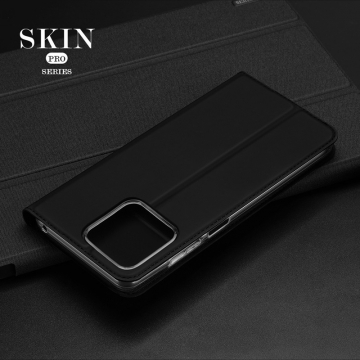 Чехол-книжка Dux Ducis Skin Pro для смартфона Xiaomi Redmi 13C / Xiaomi Poco C65, горизонтальный флип, искусственная кожа, накладка из термополиуретана, встроенные магниты для фиксации чехла в закрытом и открытом состоянии, отделение для платёжных карт / визиток, возможность трансформации чехла в подставку для просмотра видео, чёрный, синий, золотой, розовый, Киев, Київ