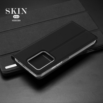 Чехол-книжка Dux Ducis Skin Pro для смартфона Xiaomi Redmi Note 12 Pro+ 5G, Xiaomi Redmi Note 12 Pro Plus 5G, горизонтальный флип, искусственная кожа, накладка из термополиуретана, встроенные магниты для фиксации чехла в закрытом и открытом состоянии, отделение для платёжных карт / визиток, возможность трансформации чехла в подставку для просмотра видео, чёрный, синий, золотой, розовый, Киев, Київ