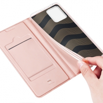 Чехол-книжка Dux Ducis Skin Pro для смартфона Xiaomi Redmi Note 12 Pro+ 5G, Xiaomi Redmi Note 12 Pro Plus 5G, горизонтальный флип, искусственная кожа, накладка из термополиуретана, встроенные магниты для фиксации чехла в закрытом и открытом состоянии, отделение для платёжных карт / визиток, возможность трансформации чехла в подставку для просмотра видео, чёрный, синий, золотой, розовый, Киев, Київ