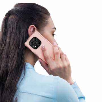 Чехол-книжка Dux Ducis Skin Pro для смартфона Xiaomi Redmi Note 14 Pro 4G, горизонтальный флип, искусственная кожа, накладка из термополиуретана, встроенные магниты для фиксации чехла в закрытом и открытом состоянии, отделение для платёжных карт / визиток, возможность трансформации чехла в подставку для просмотра видео, чёрный, синий, золотой, розовый, Киев, Київ