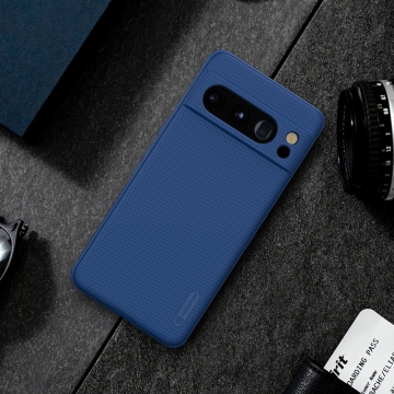 Чохол-накладка Nillkin Super Frosted Shield Pro для смартфона Google Pixel 8 Pro, задня панель з полікарбоната + рама з термополіуретана, поєднання жорсткості з гнучкістю, додатковий захист кутів смартфона кутовими бамперами, накладки на кнопки живлення й регулювання гучності, чорний, синій, зелений, червоний, Київ, Киев