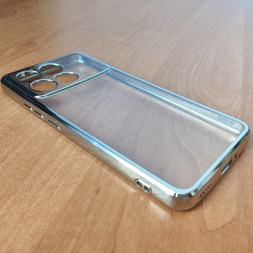 Чохол-накладка з кольоровим покриттям для Xiaomi Poco F6 Pro / Xiaomi Redmi K70 / Xiaomi Redmi K70 Pro Чохол-накладка з кольоровим покриттям для Xiaomi Poco F6 Pro / Xiaomi Redmi K70 / Xiaomi Redmi K70 Pro, прозорий термополіуретан, виділені кольором рама і блок камер, додатковий захист кутів смартфона «повітряними подушками», накладка на кнопки регулювання гучності, Київ, Киев