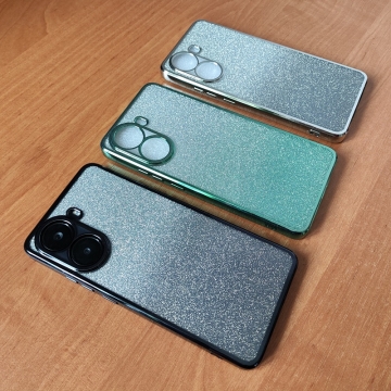 Чохол-накладка з кольоровим покриттям для смартфона Xiaomi Poco X7 Pro / Xiaomi Redmi Turbo 4, прозорий термополіуретан, виділені кольором рама і блок камер, знімна підкладка для зміни кольору задньої панелі, додатковий захист кутів смартфона «повітряними подушками», накладка на кнопки регулювання гучності, Київ, Киев