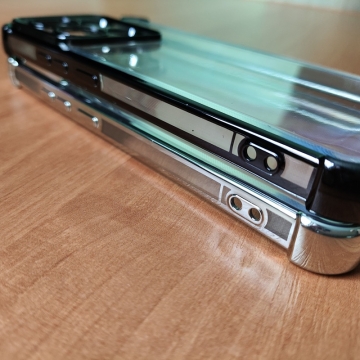 Чохол-накладка з кольоровим покриттям для Xiaomi Redmi Note 13 4G Чохол-накладка з кольоровим покриттям для Xiaomi Redmi Note 13 4G, прозорий термополіуретан, виділені кольором рама і блок камер, додатковий захист кутів смартфона «повітряними подушками», захист блоку камер, накладка на кнопки регулювання гучності, Київ, Киев