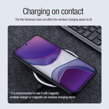 Чохол-накладка з вбудованим магнітом Nillkin Super Frosted Shield Pro Magnetic для смартфона Xiaomi 14, MagSafe, задня панель з полікарбоната, рама з термополіуретана, захист кутів смартфона «повітряними подушками», накладки на кнопки живлення й регулювання гучності, вбудоване магнітне кільце з 36-х неодимових магнітів N52, подвійний отвір для кріплення ремінця, Київ, Киев