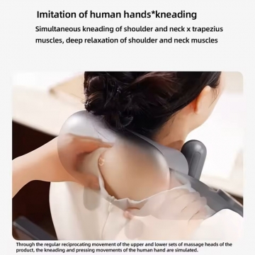 Масажер для плечей і шиї Xiaomi Mijia Smart Shoulder and Neck Massager Масажер для плечей і шиї Xiaomi Mijia Smart Shoulder and Neck Massager, MJJJAMY01YMYY, імітує рухи рук професійного масажиста, 2 пари масажних головок, 9 режимів масажу (6 передвстановлених + 3 користувацьких), функція підігріву (режим гарячого SPA-компреса) з двома рівнями інтенсивності, Mi Home («материковий Китай»), 2 способи фіксації масажера, акумулятор 2400 мА/г, одного заряда вистачає до 90 хвилин роботи, USB Type-C, Київ, Киев