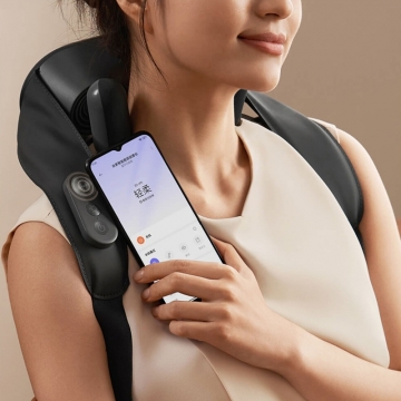 Масажер для плечей і шиї Xiaomi Mijia Smart Shoulder and Neck Massager Масажер для плечей і шиї Xiaomi Mijia Smart Shoulder and Neck Massager, MJJJAMY01YMYY, імітує рухи рук професійного масажиста, 2 пари масажних головок, 9 режимів масажу (6 передвстановлених + 3 користувацьких), функція підігріву (режим гарячого SPA-компреса) з двома рівнями інтенсивності, Mi Home («материковий Китай»), 2 способи фіксації масажера, акумулятор 2400 мА/г, одного заряда вистачає до 90 хвилин роботи, USB Type-C, Київ, Киев