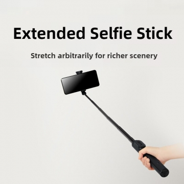 Монопод / штатив для селфі з функцією зума Xiaomi Zoom Stand Selfie Stick 2 Монопод / штатив для селфі з функцією зума Xiaomi Zoom Stand Selfie Stick 2, XMBJZPGO2YM, тримач для смартфона з двоплощинним поворотним механізмом, підключення по bluetooth, знімний багатофункціональний bluetooth пульт ДК, Cold Shoe Mount, розкладається на 830 мм, Киїі, Киев