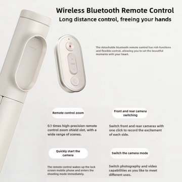 Монопод / штатив для селфі з функцією зума Xiaomi Zoom Stand Selfie Stick 2 Монопод / штатив для селфі з функцією зума Xiaomi Zoom Stand Selfie Stick 2, XMBJZPGO2YM, тримач для смартфона з двоплощинним поворотним механізмом, підключення по bluetooth, знімний багатофункціональний bluetooth пульт ДК, Cold Shoe Mount, розкладається на 830 мм, Киїі, Киев