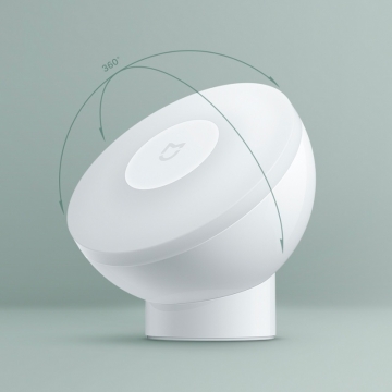 Нічник з датчиком руху Xiaomi Mijia Night Light 2 Нічник із датчиком руху Xiaomi Mijia Night Light 2, MJYD02YL, ABS пластик + полікарбонат, магнітне кріплення лампи до підставки, датчики руху і освітлення, обертання лампи на 360°, автоматичне відключенея через 15 секунд за відсутності руху, 2 рівня яскравості 3 лм і 25 лм, 2800 K (тепле світло), мерехтіння відсутнє, Київ, Киев