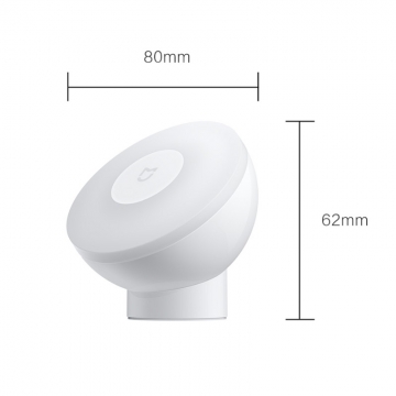 Нічник з датчиком руху Xiaomi Mijia Night Light 2 Нічник із датчиком руху Xiaomi Mijia Night Light 2, MJYD02YL, ABS пластик + полікарбонат, магнітне кріплення лампи до підставки, датчики руху і освітлення, обертання лампи на 360°, автоматичне відключенея через 15 секунд за відсутності руху, 2 рівня яскравості 3 лм і 25 лм, 2800 K (тепле світло), мерехтіння відсутнє, Київ, Киев