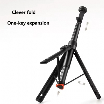 Підлоговий монопод / штатив для селфі з функцією зума Xiaomi Zoom Ground Selfie Stick Підлоговий монопод / штатив для селфі з функцією зума Xiaomi Zoom Ground Selfie Stick, Xiaomi Zoom Floor Selfie Stick, ідеальна модель для блогерів, XMBJZPGO1YM, тримач для смартфона з двоплощинним поворотним механізмом, підключення по bluetooth, знімний багатофункціональний bluetooth пульт ДК на магнітному кріпленні, живлення пульта CR1632, Cold Shoe Mount, розкладається на 1600 мм, Киїі, Киев