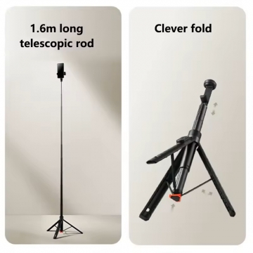 Підлоговий монопод / штатив для селфі з функцією зума Xiaomi Zoom Ground Selfie Stick Підлоговий монопод / штатив для селфі з функцією зума Xiaomi Zoom Ground Selfie Stick, Xiaomi Zoom Floor Selfie Stick, ідеальна модель для блогерів, XMBJZPGO1YM, тримач для смартфона з двоплощинним поворотним механізмом, підключення по bluetooth, знімний багатофункціональний bluetooth пульт ДК на магнітному кріпленні, живлення пульта CR1632, Cold Shoe Mount, розкладається на 1600 мм, Киїі, Киев