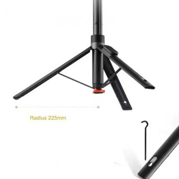 Підлоговий монопод / штатив для селфі з функцією зума Xiaomi Zoom Ground Selfie Stick Підлоговий монопод / штатив для селфі з функцією зума Xiaomi Zoom Ground Selfie Stick, Xiaomi Zoom Floor Selfie Stick, ідеальна модель для блогерів, XMBJZPGO1YM, тримач для смартфона з двоплощинним поворотним механізмом, підключення по bluetooth, знімний багатофункціональний bluetooth пульт ДК на магнітному кріпленні, живлення пульта CR1632, Cold Shoe Mount, розкладається на 1600 мм, Киїі, Киев