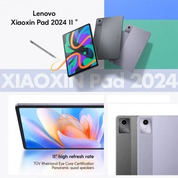 Планшетний комп’ютер Lenovo Xiaoxin Pad 2024 (8 + 128 Гб) Планшетний комп’ютер Lenovo Xiaoxin Pad 2024 (8 + 128 Гб), металевий корпус, Snapdragon 685, 8 Гб RAM + 128 Гб ROM, екран 11'' IPS 1920 * 1200, 90 Гц, основна камера 8 МП, селфі камера 8 МП, акумулятор 7040 мА/г, 20 Вт, Wi-Fi, Bluetooth 5.1, GPS, OTG, USB Type-C, стереодинаміки, 3,5 мм аудіоджек, ZUI 15, Android 13, УКРАЇНСЬКА МОВА, GOOGLE PLAY, Київ, Киев
