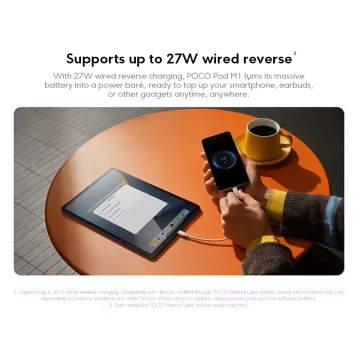 Планшетний комп'ютер Xiaomi Poco Pad M1 (8 + 256 Гб, Global Version), 2509ARPBDG, металевий корпус, Snapdragon 7S Gen 4, 8 Гб RAM + 256 Гб ROM, екран 12,1'' IPS 2560 * 1600, 120 Гц, основна камера: 8 МП, селфі камера 8 МП, акумулятор 12000 мА/г, 33 Вт, Wi-Fi, Bluetooth 5.4, AptX HD / AptX Adaptive / AAC / SBC / LDAC, OTG, Hi-Res Audio, Dolby Atmos, USB Type-C, чотири стереодинаміка, 3,5 мм аудіоджек, HyperOS 2, Android 15, УКРАЇНСЬКА МОВА, GOOGLE PLAY, Київ, Киев