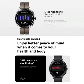 Смарт-годинник Watch 2 Pro (Bluetooth Global Version) Смарт-годинник Watch 2 Pro (Bluetooth Global Version), M2233W1, без підтримки SIM-карти, корпус з нержавіючої сталі, захист від води 5 АТМ, Qualcomm Snapdragon W5+ Gen 1, оперативна пам’ять: 2 Гб, постійна пам’ять: 32 Гб, екран 1,43'' AMOLED, 466 * 466, Wi-Fi, Bluetooth 5.2, GPS, крокомір, 200+ сторонніх застосунків, 150+ споривних режимів, підтримка Bluetooth-дзвінків, Mi Fitness, Strava, Suunto, акумулятор 495 мА/г, Google Wear OS 4.0, Київ, Киев