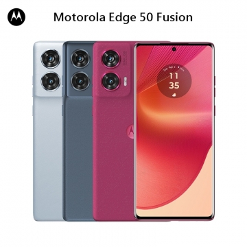 Смартфон Motorola Edge 50 Fusion 5G NFC (12 + 256 Гб, Global Version), корпус з екошкіри, IP68, 2 SIM-карти, eSIM, 4G LTE, 5G, Snapdragon 7S Gen 2, 12 Гб RAM + 256 Гб ROM, екран 6,7'' P-OLED 2400 * 1080, 120 Гц, 2 основні камери 50 МП + 13 МП, селфі камера 32 МП, акумулятор 5000 мА/г, 68 Вт, стереодинаміки, сканер відбитків пальців, Wi-Fi, Bluetooth 5.2, GPS, NFC / Google Pay, OTG | USB Type-C | Android 14 | УКРАЇНСЬКА МОВА, GOOGLE PLAY, Київ, Киев