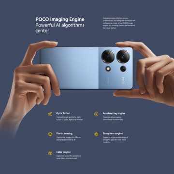 Смартфон Xiaomi Poco M6 Pro NFC (12 + 512 Гб, Global Version), 2 SIM-карти, 4G LTE, Helio G99 Ultra, 12 Гб RAM + 512 Гб ROM, екран 6,67'' Flow AMOLED 2400 * 1080, 120 Гц, 3 основні камери 64 МП + 8 МП + 2 МП, селфі камера 16 МП, акумулятор 5000 мА/г, 67 Вт, сканер відбитків пальців, Wi-Fi, Bluetooth 5.2, GPS, NFC, Google Pay, OTG, USB Type-C, MIUI 14, Android 13, УКРАЇНСЬКА МОВА, GOOGLE PLAY, Київ, Киев