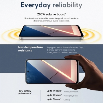 Смартфон Xiaomi Poco M7 NFC (8 + 256 Гб, Global Version) Смартфон Xiaomi Poco M7 NFC (8 + 256 Гб, Global Version), 2 SIM-карти, 4G LTE, Snapdragon 685, 8 Гб RAM + 256 Гб ROM, екран 6,9'' IPS LCD FHD+, 144 Гц, 2 основні камери 50 МП, акумулятор 7000 мА/г, 33 Вт, реверсивна OTG зарядка 18 Вт, сканер відбитків пальців, Wi-Fi, Bluetooth 5.0, GPS, NFC / Google Pay, OTG, USB Type-C, HyperOS, Android 15, УКРАЇНСЬКА МОВА, GOOGLE PLAY, Київ, Киев