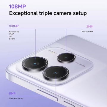 Смартфон Xiaomi Redmi Note 14 5G NFC (8 + 256 Гб, Global Version), IP64, 2 SIM-карти, Dimensity 7025-Ultra, 8 Гб RAM + 256 Гб ROM, екран 6,67'' 2400 * 1080, 120 Гц, 3 основні камери 108 МП + 8 МП + 2 МП, селфі камера 20 МП, акумулятор 5110 мА/г, 45 Вт, стереодинаміки, сканер відбитків пальців, Wi-Fi, Bluetooth 5.3, GPS, NFC / Google Pay, OTG, ІЧ порт, USB Type-C, HyperOS, Android 14, УКРАЇНСЬКА МОВА, GOOGLE PLAY, Київ, Киев