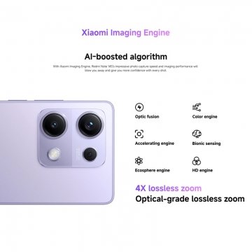 Смартфон Xiaomi Redmi Note 14S NFC (8 + 256 Гб, Global Version), 2502FRA65G, 2 SIM-карти, 4G LTE, Helio G99-Ultra, 8 Гб RAM + 256 Гб ROM, екран 6,67'' 2400 * 1080, 120 Гц, Gorilla Glass 5, 3 основні камери 200 МП + 8 МП + 2 МП, акумулятор 5000 мА/г, 67 Вт, стереодинаміки, Dolby Atmos, Hi-Res Audio, Wi-Fi, Bluetooth 5.3, GPS, NFC / Google Pay, OTG, ІЧ порт, 3,5 мм аудіоджек, USB Type-C, HyperOS, Android 15, УКРАЇНСЬКА МОВА, GOOGLE PLAY, Київ, Киев