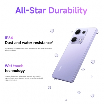 Смартфон Xiaomi Redmi Note 14S NFC (8 + 256 Гб, Global Version), 2502FRA65G, 2 SIM-карти, 4G LTE, Helio G99-Ultra, 8 Гб RAM + 256 Гб ROM, екран 6,67'' 2400 * 1080, 120 Гц, Gorilla Glass 5, 3 основні камери 200 МП + 8 МП + 2 МП, акумулятор 5000 мА/г, 67 Вт, стереодинаміки, Dolby Atmos, Hi-Res Audio, Wi-Fi, Bluetooth 5.3, GPS, NFC / Google Pay, OTG, ІЧ порт, 3,5 мм аудіоджек, USB Type-C, HyperOS, Android 15, УКРАЇНСЬКА МОВА, GOOGLE PLAY, Київ, Киев