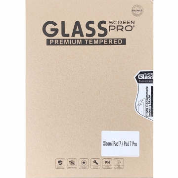 Захисне скло Glass Screen Pro+ для Xiaomi Pad 7 / Xiaomi Pad 7 Pro Захисне скло Glass Screen Pro+ для Xiaomi Pad 7 / Xiaomi Pad 7 Pro, товщина 0,33 мм, показник за мінералогічною шкалою твердості (шкала Мооса від 1 до 10): 9H (заявлено виробником), не впливає на чутливість сенсора, не спотворює кольори, антивідблискове покриття, олеофобне покриття, Київ, Киев