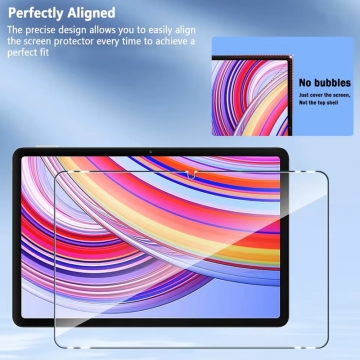 Захисне скло Glass Screen Pro+ для Xiaomi Poco Pad / Xiaomi Redmi Pad Pro Захисне скло Glass Screen Pro+ для планшетного комп'ютера Xiaomi Poco Pad / Xiaomi Redmi Pad Pro, броньоване скло, загартоване скло, товщина 0,33 мм, показник за мінералогічною шкалою твердості (шкала Мооса від 1 до 10): 9H, в 4 рази більш стійке до подряпин, ніж звичайна захисна плівка, не впливає на чутливість сенсора, не спотворює кольори, антивідблискове покриття, олеофобне покриття, Київ, Киев