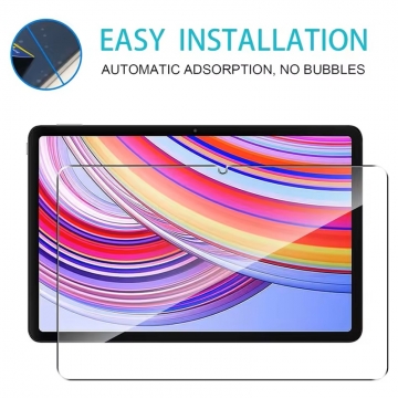 Захисне скло Glass Screen Pro+ для Xiaomi Poco Pad / Xiaomi Redmi Pad Pro Захисне скло Glass Screen Pro+ для планшетного комп'ютера Xiaomi Poco Pad / Xiaomi Redmi Pad Pro, броньоване скло, загартоване скло, товщина 0,33 мм, показник за мінералогічною шкалою твердості (шкала Мооса від 1 до 10): 9H, в 4 рази більш стійке до подряпин, ніж звичайна захисна плівка, не впливає на чутливість сенсора, не спотворює кольори, антивідблискове покриття, олеофобне покриття, Київ, Киев